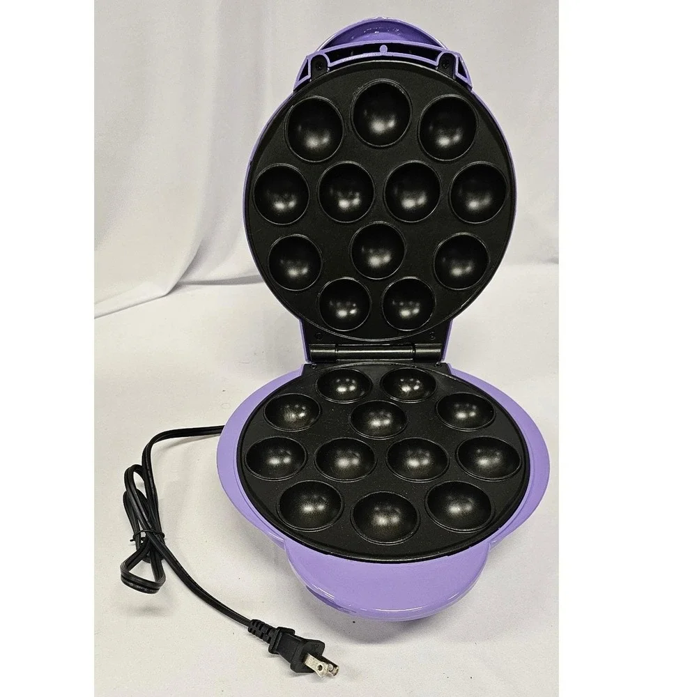 Brentwood TS-254CakePopMaker Purple 12Capacity Non-Stick 1000W Kitchen Appliance